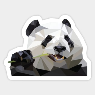 Geo Panda Sticker